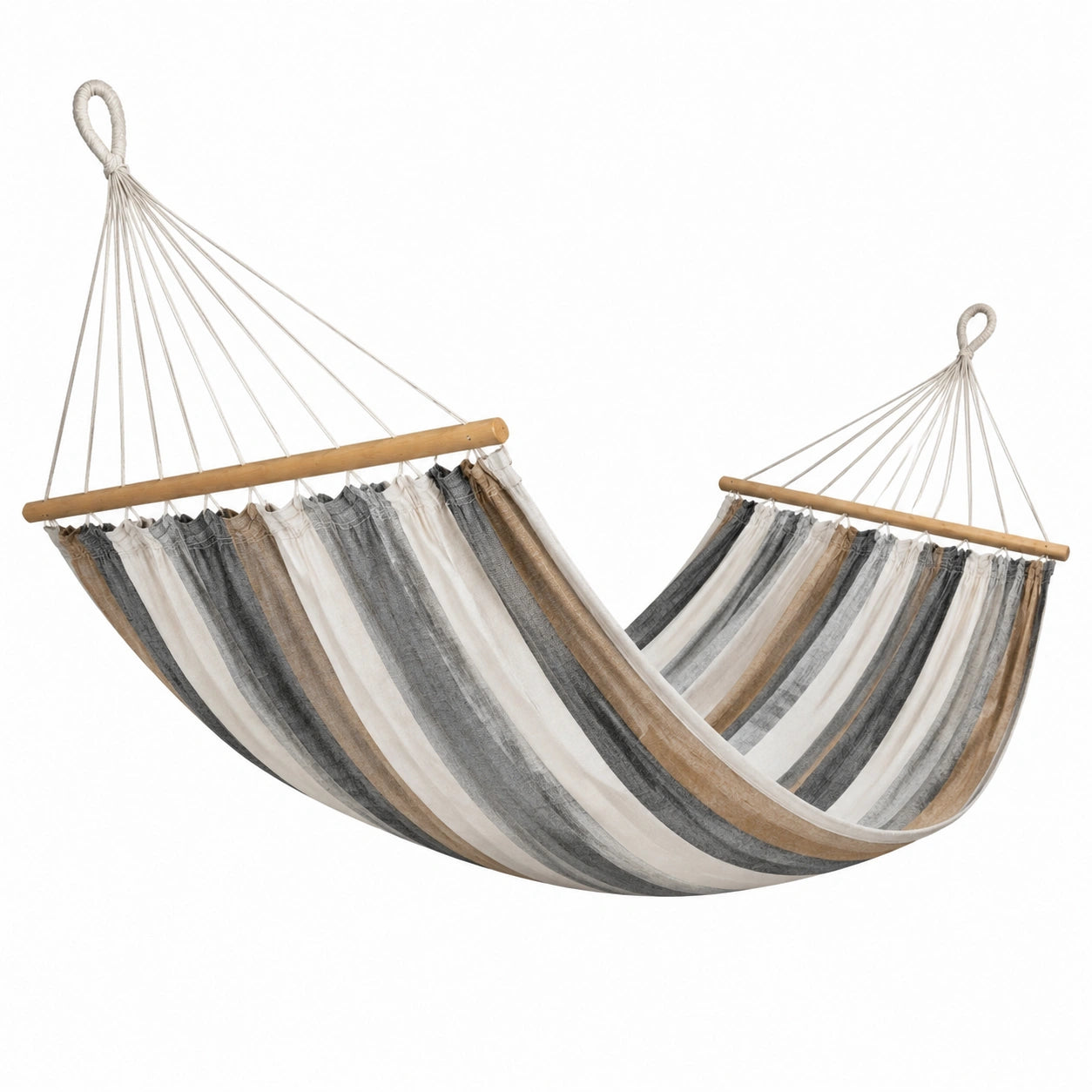 Amaca in Cotone a Strisce Multicolori 200x150 cm