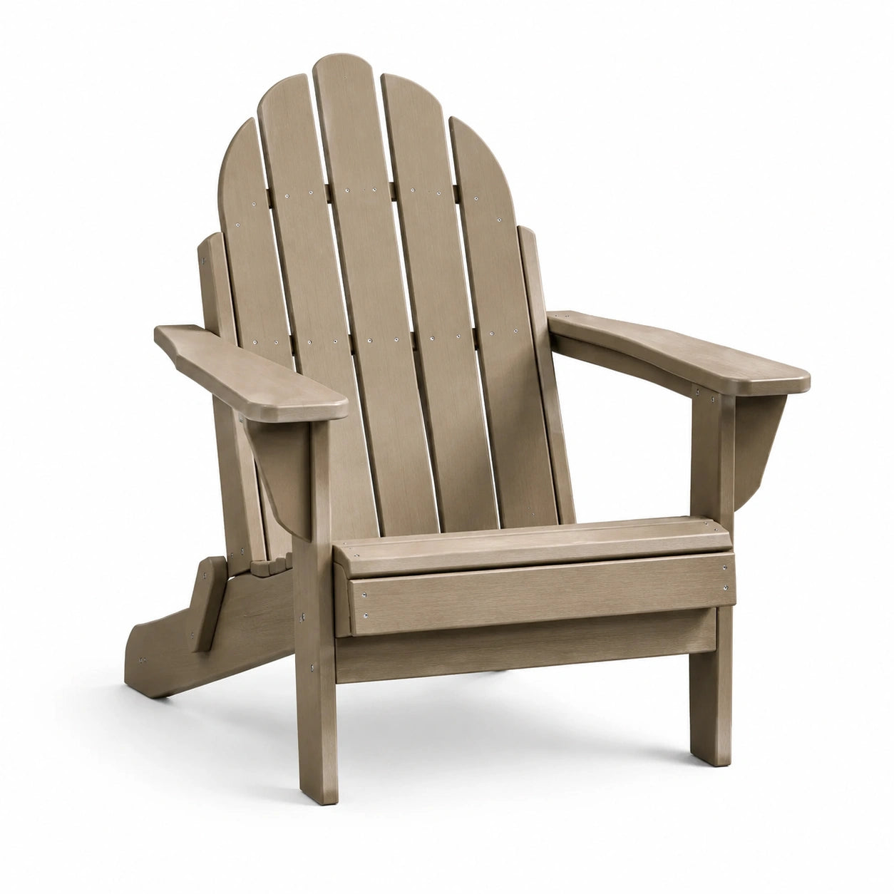 Sedia Adirondack in legno composito marrone per esterni