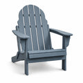 Sedia Adirondack in legno blu per esterni
