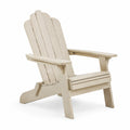Sedia Adirondack in Legno Sintetico Beige