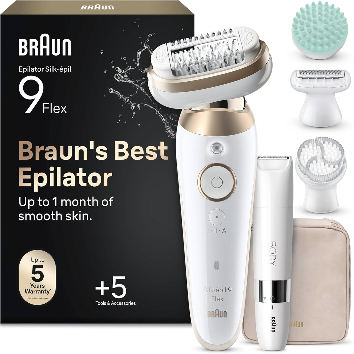 Braun, Epilatori, Marrone/Oro
