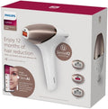 Epilatori a luce pulsata, BRI973/00, PHILIPS, Rosa/Oro/Bianco, funzionamento senza fili
