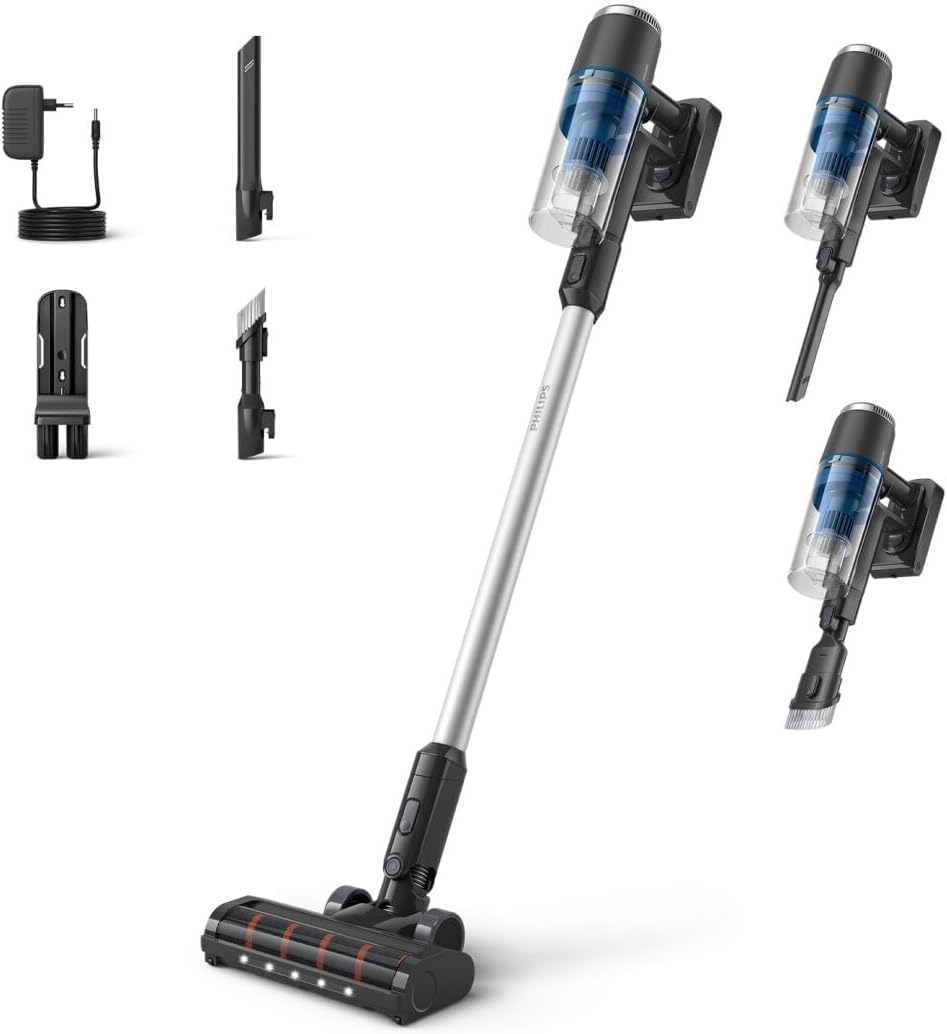 PHILIPS, Aspirapolvere, XC3032/01, Nero, illuminazione LED
