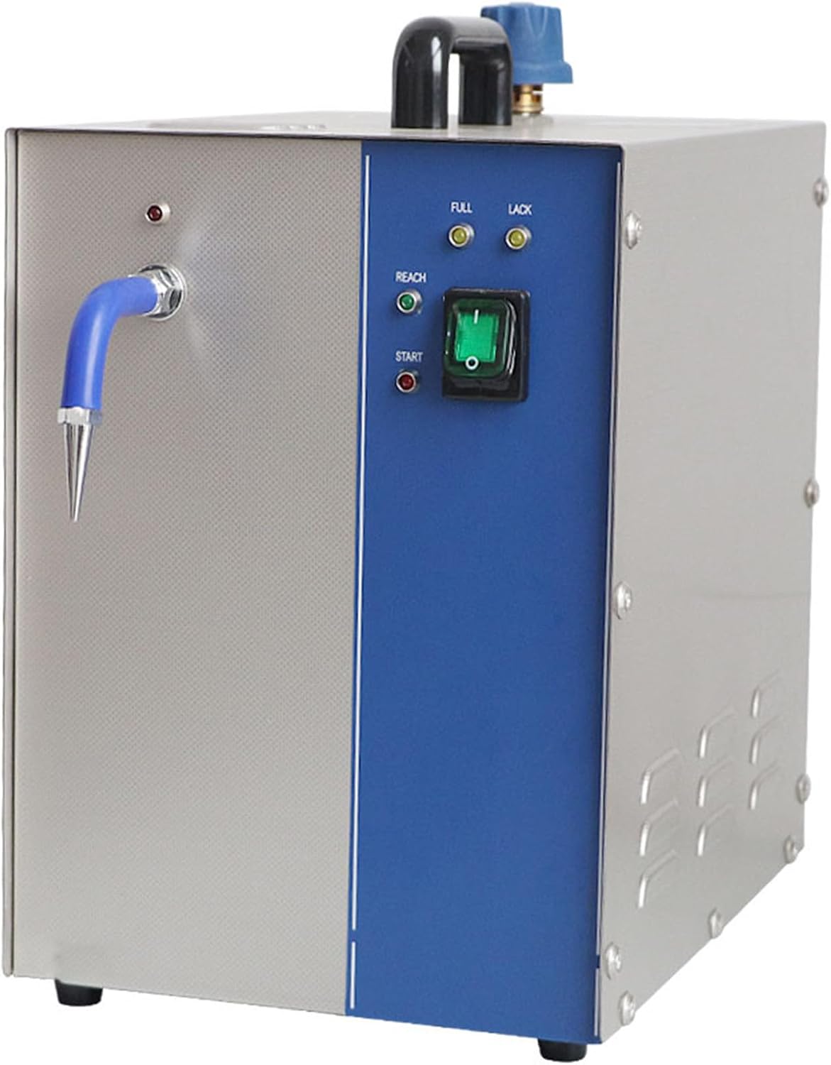 GwlThixion, Pulitore a vapore, 2 L, 1300 W, 4 KG, Oro/Argento, acciaio inox