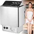 Accessori per la sauna, RoyceBee, 0-80°C, 4.5 kW, 4 m, Argento, acciaio inox, timer