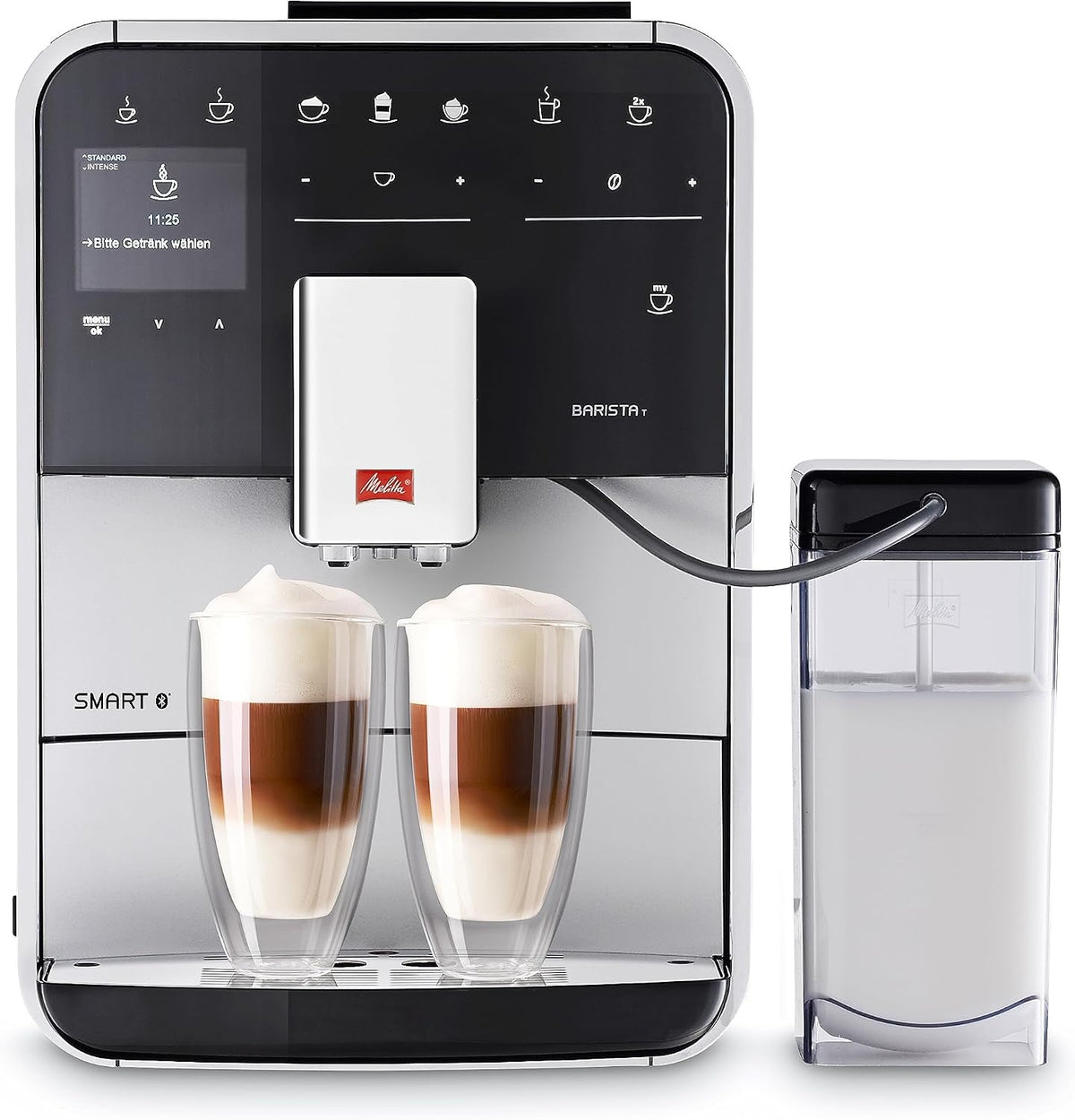 Melitta, Macchina da caffè, Nero/Argento, vano contenitore