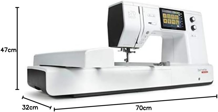 Bernette, Macchina da ricamo, B70, Nero, USB