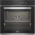 Beko, Forno elettrico, BBIS13400XMSWE, 60 cm, 59,5 cm, 59,4 cm, Nero, acciaio inox, illuminazione LED, Wi-Fi, funzione grill
