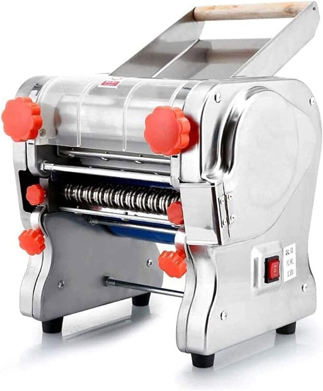 TONGDAJINBAO, Macchine per la pasta elettriche, 20 mm, 550 W, 3 MM, Nero, acciaio inox