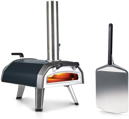 Ooni, Forno elettrico, 30 cm, 12 pollici, 500 °C, Argento, acciaio inox