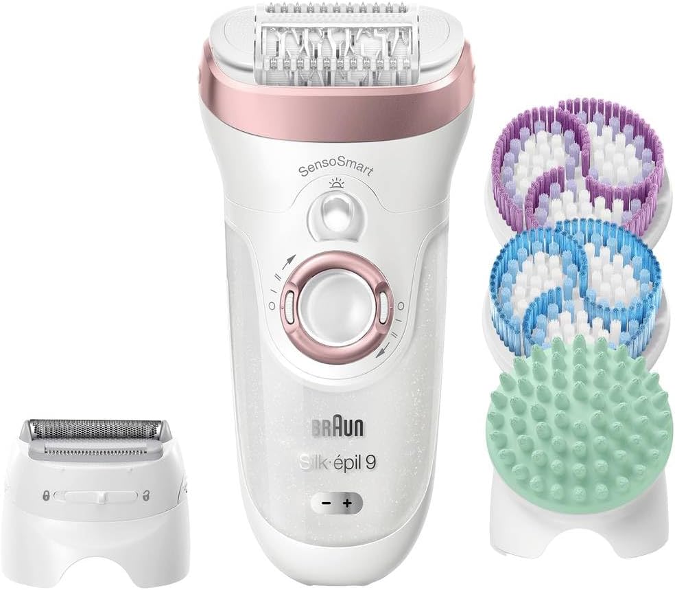 Epilatori, Braun, Marrone/Oro/Rosa, funzionamento senza fili