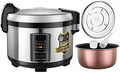 QUSYZD, Elettrodomestici per la cucina, 15 Litri, Nero, acciaio inox