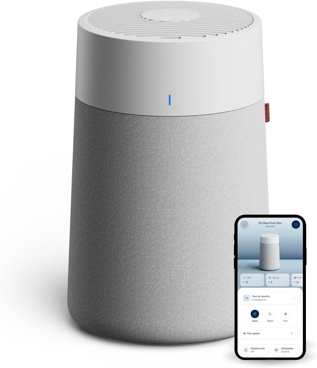 BLUEAIR, Purificatore d'aria, 46 m, 212 m³/h, 43 m, Blu