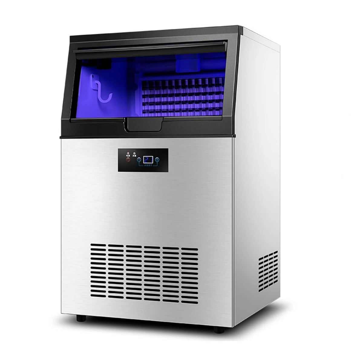 Tavolo, SHENGJINSH, 60 kg, 201 W, Argento, acciaio inox, vano contenitore, illuminazione LED, autopulizia