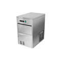Générique, Macchina per cubetti di ghiaccio, R290, 50 kg, 395 x 542 x 682 mm, 230 V, Argento, acciaio inox