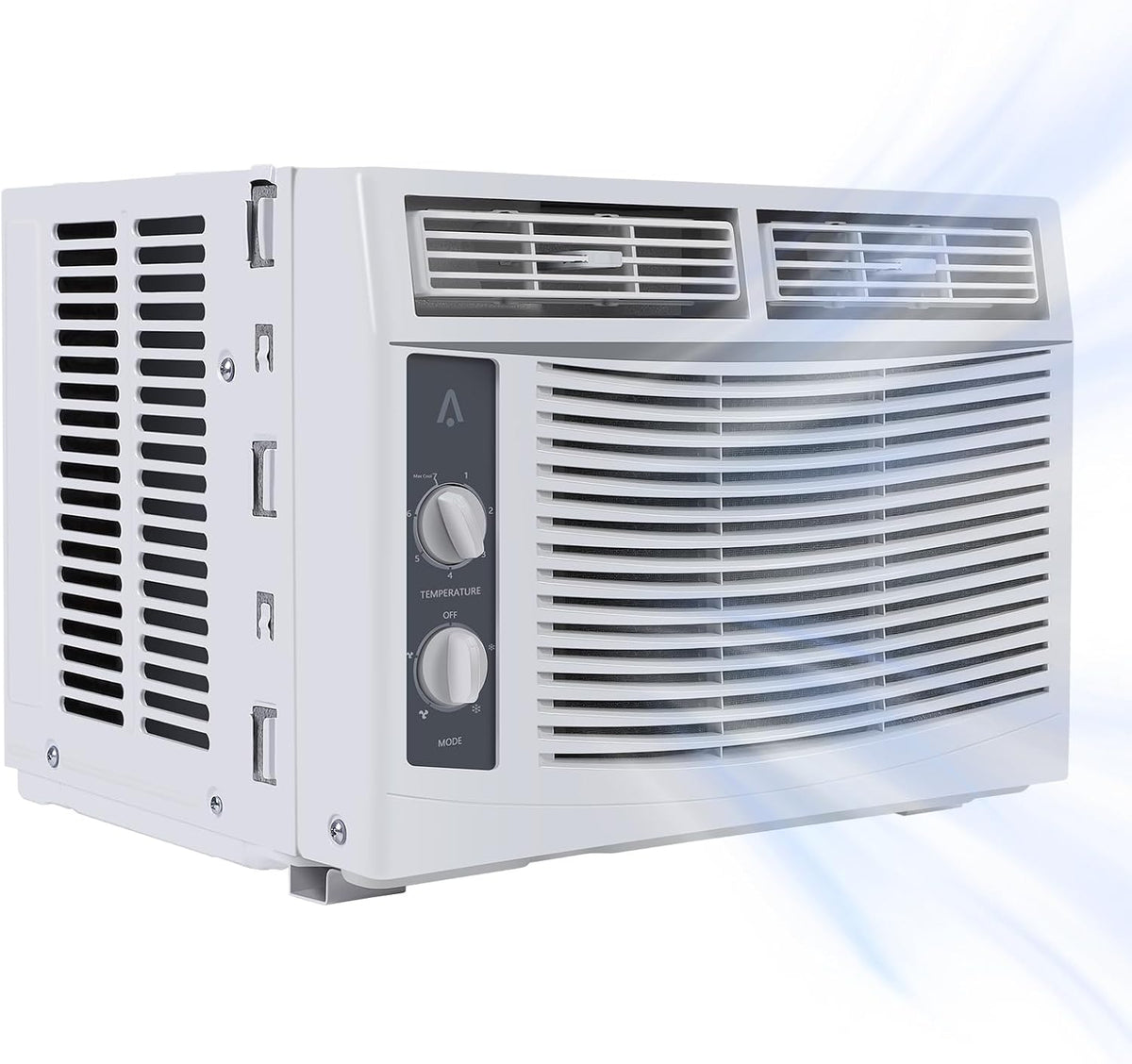 MilleLoom, Condizionatori da finestra, 6000 BTU, 115 V, 50 dB, Nero, Wi-Fi, telecomando, timer