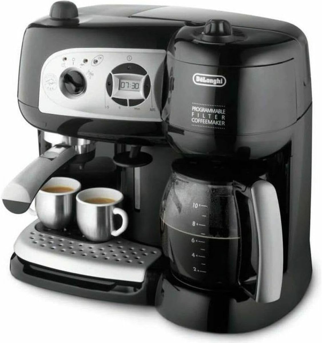 De'Longhi, Macchina da caffè, BCO264.1, 220 V, Argento/Nero, acciaio inox, timer