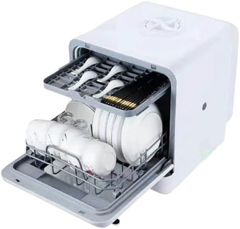 YXYLJOZ, Lavastoviglie, 5 Litri, 800 W, 75 °C, Bianco