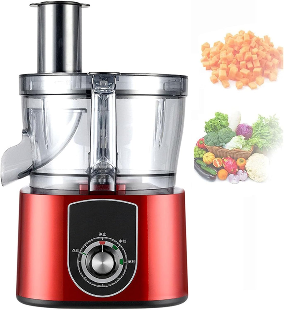 XSDAJSD, Robot da cucina, 600 W, 220 V, 5 kg, Grigio, acciaio inox
