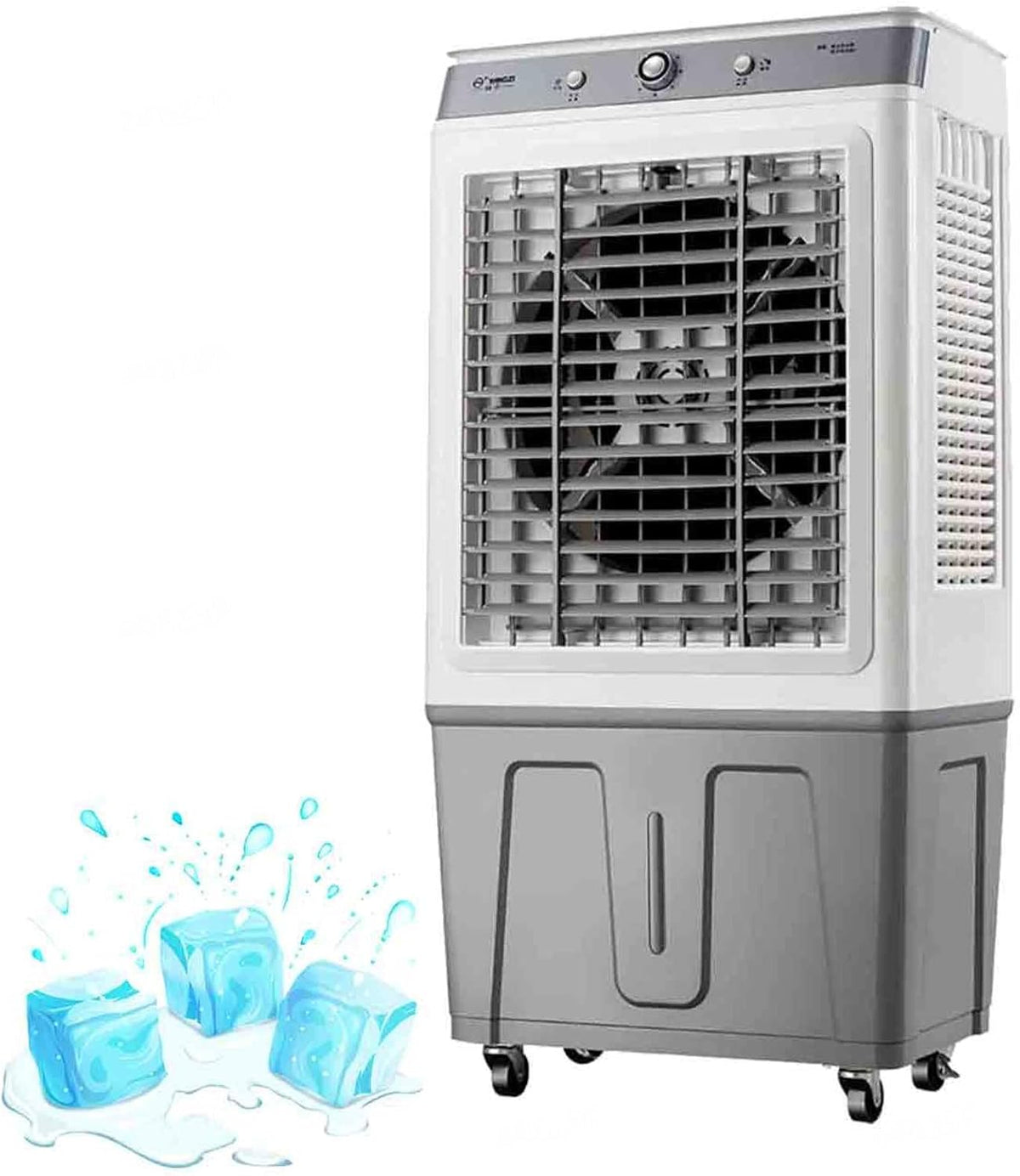 WXJHNYBS, Condizionatore, 31 × 42 × 81 cm, 35 L, 200 W, Bianco, timer, 3 in 1