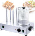 Cashwise, Macchine per Hot Dog, 10 kg, 800 W, 220 V, Argento, acciaio inox