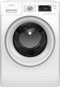 Lavatrice, Whirlpool, 7 kg, 59,5 × 57,5 × 84,5 cm, 45 litri, Bianco, motore inverter