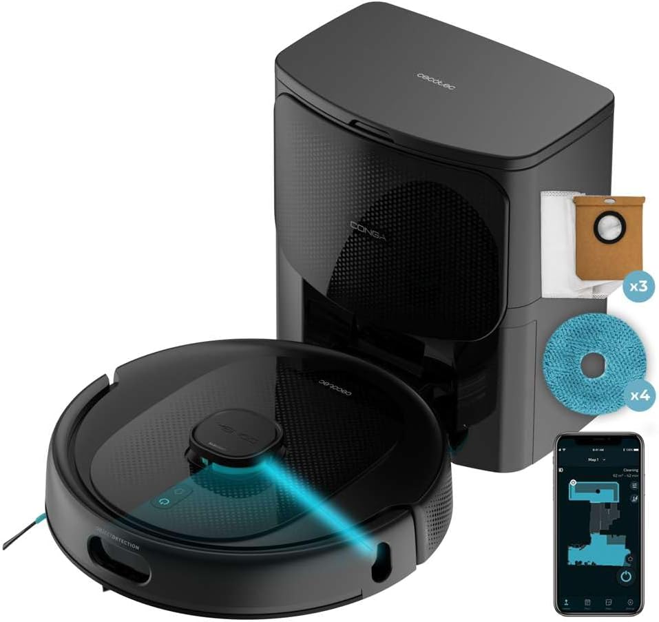 Cecotec, Robot aspirapolvere, Nero