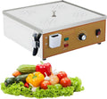 Vaporiere elettriche, HalksuyNa, 54×52×23 cm, 3000 W, 110°C, Nero, acciaio inox