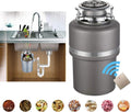 ZZKJBox, Tritarifiuti e parti, 1200 Ml, 220 V, Grigio, funzionamento senza fili