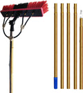 Spazzole per incavi finestre, 9 m, 5.4 M, 35 cm, Nero, alluminio