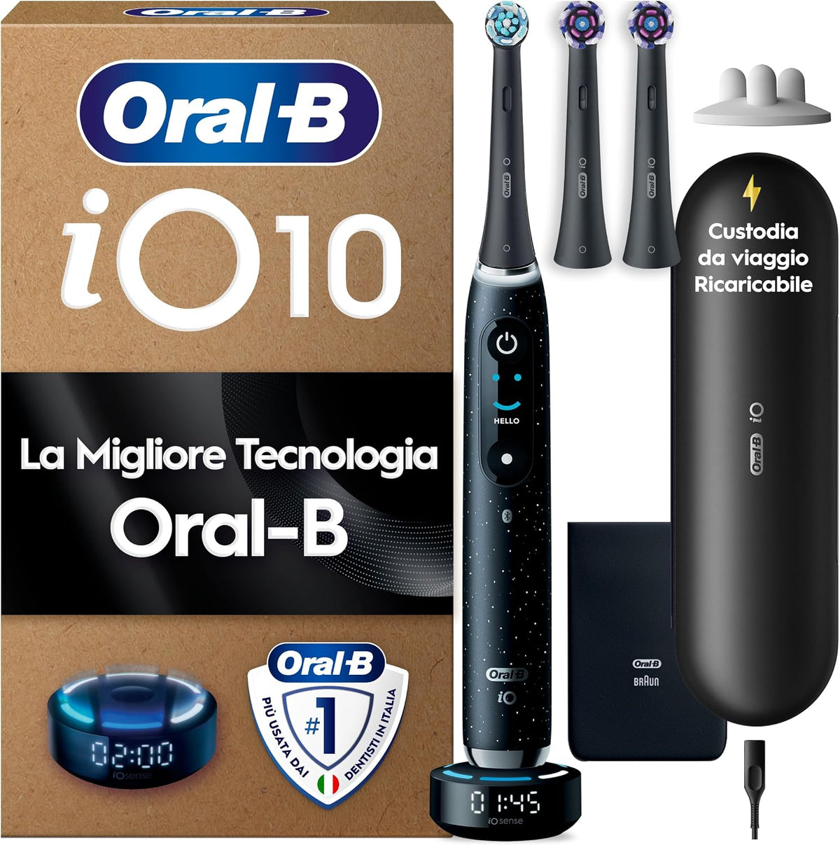 Spazzolini rotanti, Oral-B, Nero