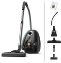 Rowenta, Aspirapolvere, RO6189EA, 4,5 L, 400 W, 64 dB, Nero, vano contenitore, filtro HEPA