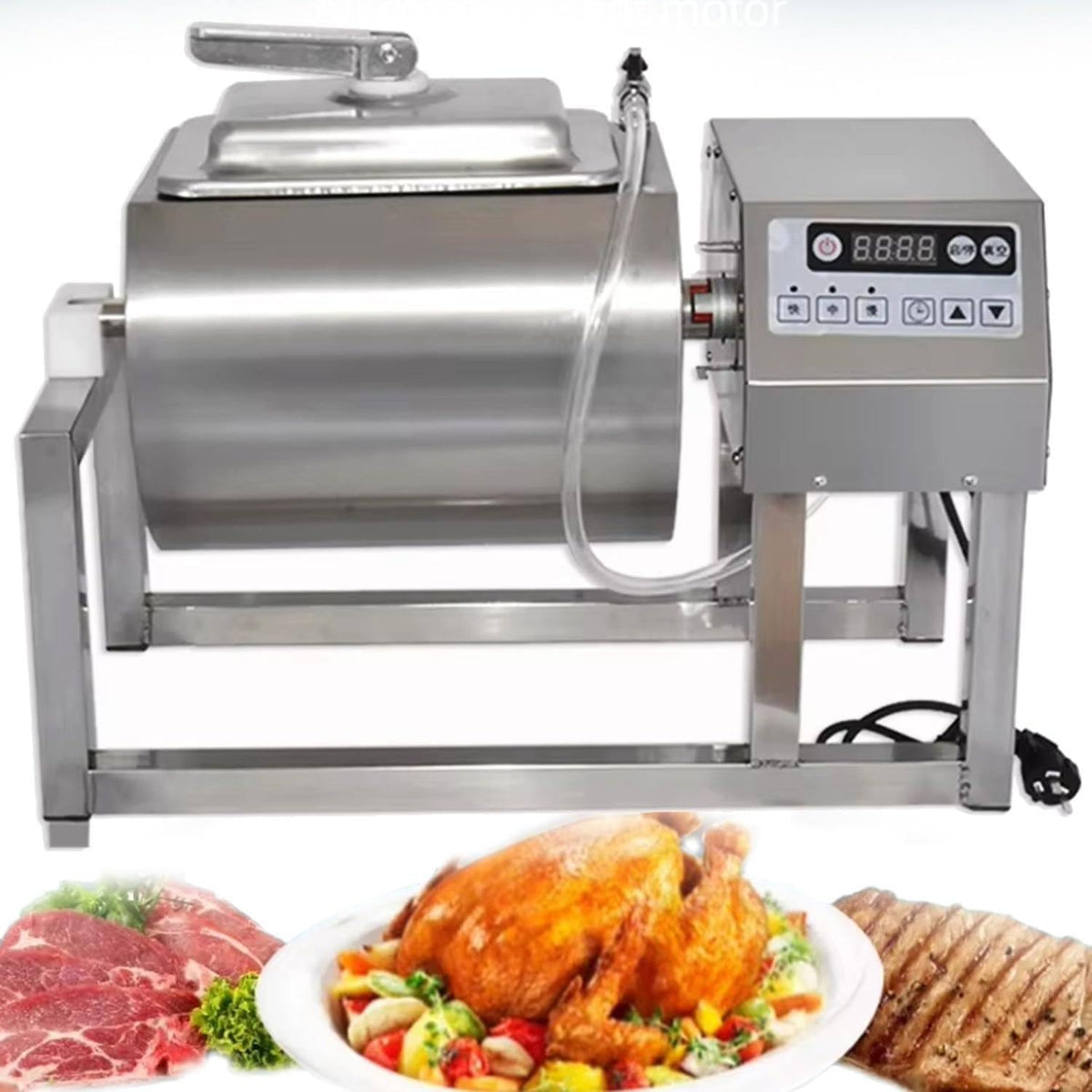 HaiZethonic, Macchine sottovuoto per alimenti, 18 l, 300 x 250 x 330 mm, 30 W, Argento, acciaio inox