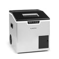 KLARSTEIN, Macchina per cubetti di ghiaccio, 400 W, 20 kg/24h, 3 L, Argento, acciaio inox, illuminazione LED
