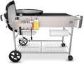 Tavolo, GFTIME, 47 cm, 57 cm, 30,5 cm, Argento, acciaio inox, funzione grill, Airfryer