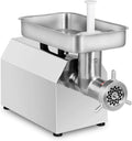 Royal Catering, Tritacarne, RC-MM480, 480 kg, 1.100 W, 230 V, Argento, acciaio inox