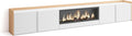 Skraut Home, Smart TV, 103 cm, 50 cm, 35 cm, Nero, alluminio, illuminazione LED, telecomando
