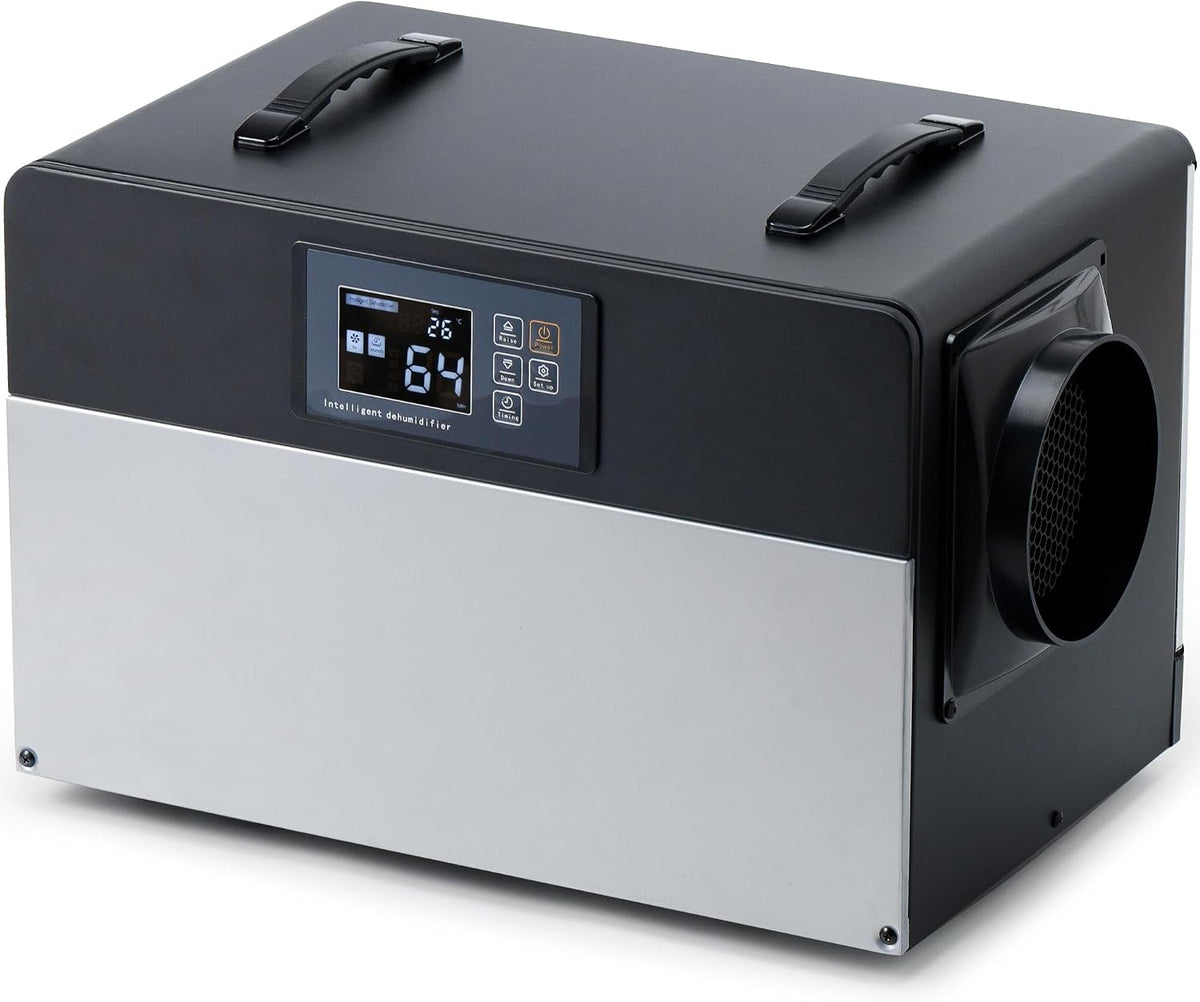 katenpo, Deumidificatore, 90 L, 500 m³/h, 3 m, Nero, timer