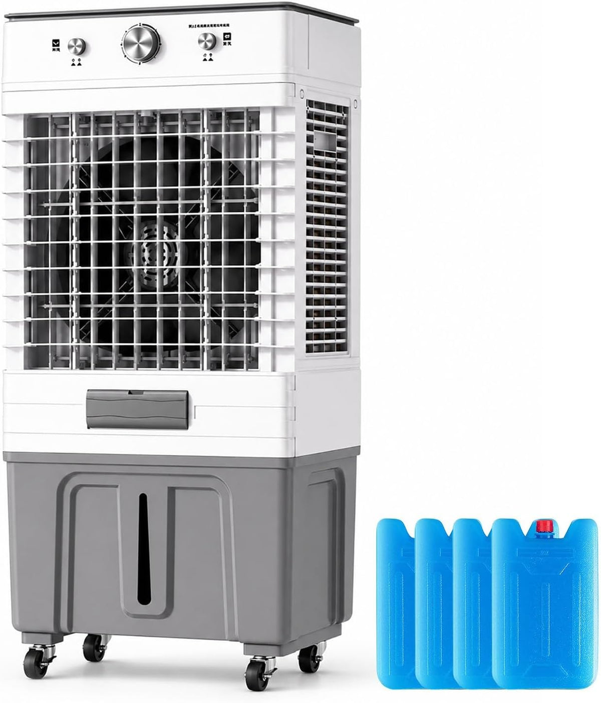 Condizionatore, MESCXTY, 45 litri, 2000 m³/h, Bianco, timer, 3 in 1