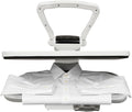 C-Juzarl, Presse da stiro, 66 cm, 66 x 53 x 26 cm, 240 V, Nero, alluminio, vano contenitore, protezione dal surriscaldamento