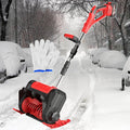 Pale da neve, 1200 W, 8 m, 60 x 39 x 28 cm, Nero, struttura pieghevole, funzionamento senza fili