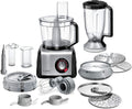 Bosch, Robot da cucina, MC812M865, 1250 W, 3,9 l, 1,5 kg, Nero, 50 funzioni