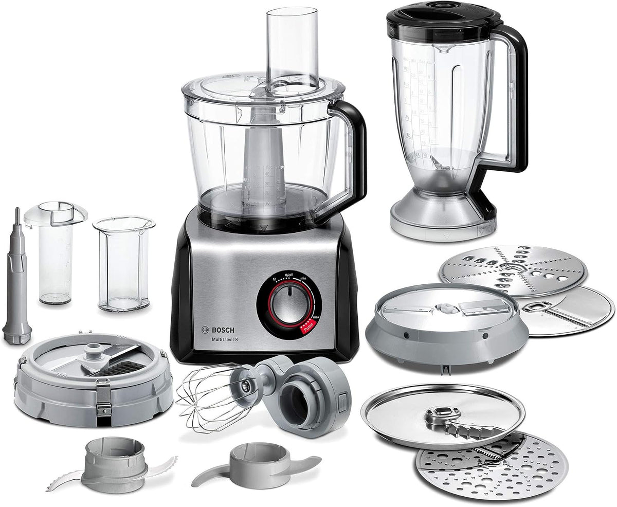 Bosch, Robot da cucina, MC812M865, 1250 W, 3,9 l, 1,5 kg, Nero, 50 funzioni