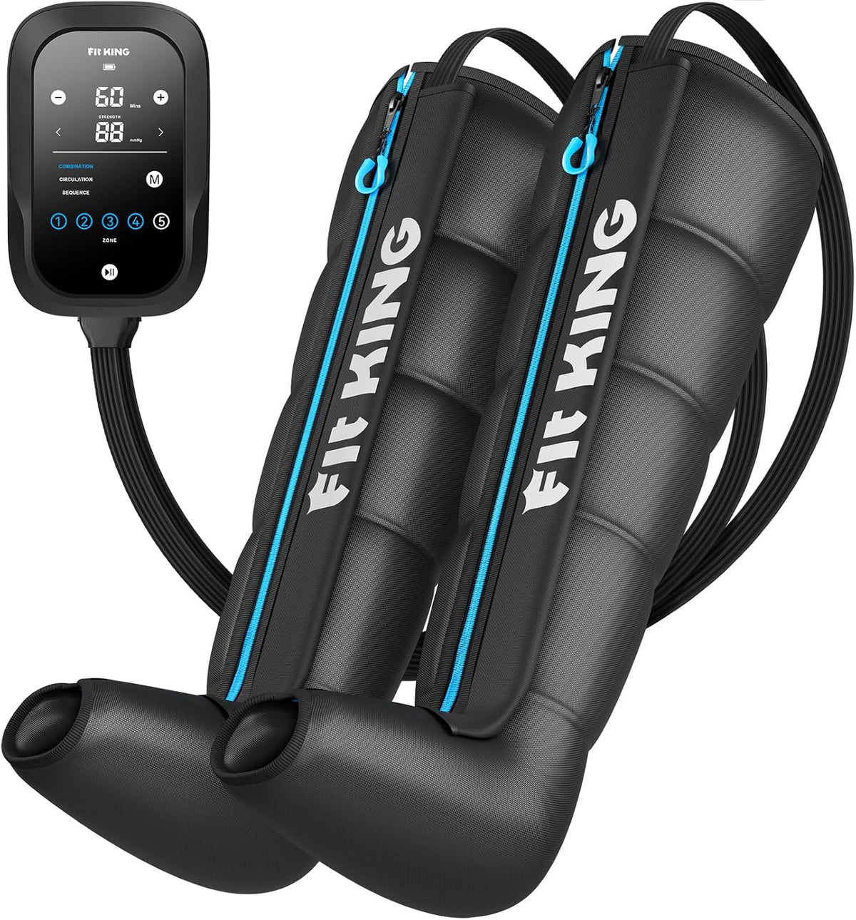 FIT KING, Massaggiatori elettrici per i piedi, Nero