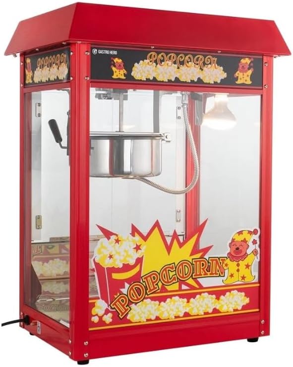 GastroHero, Macchine per Pop-corn, Nero, protezione dal surriscaldamento