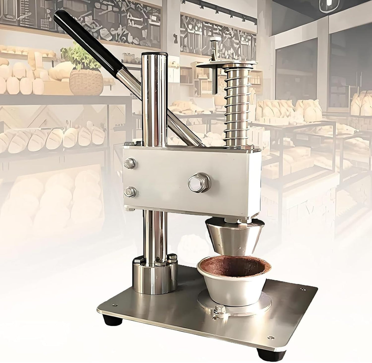 Adtzpc, Macchine per pasta a mano, B01, Nero, acciaio inox