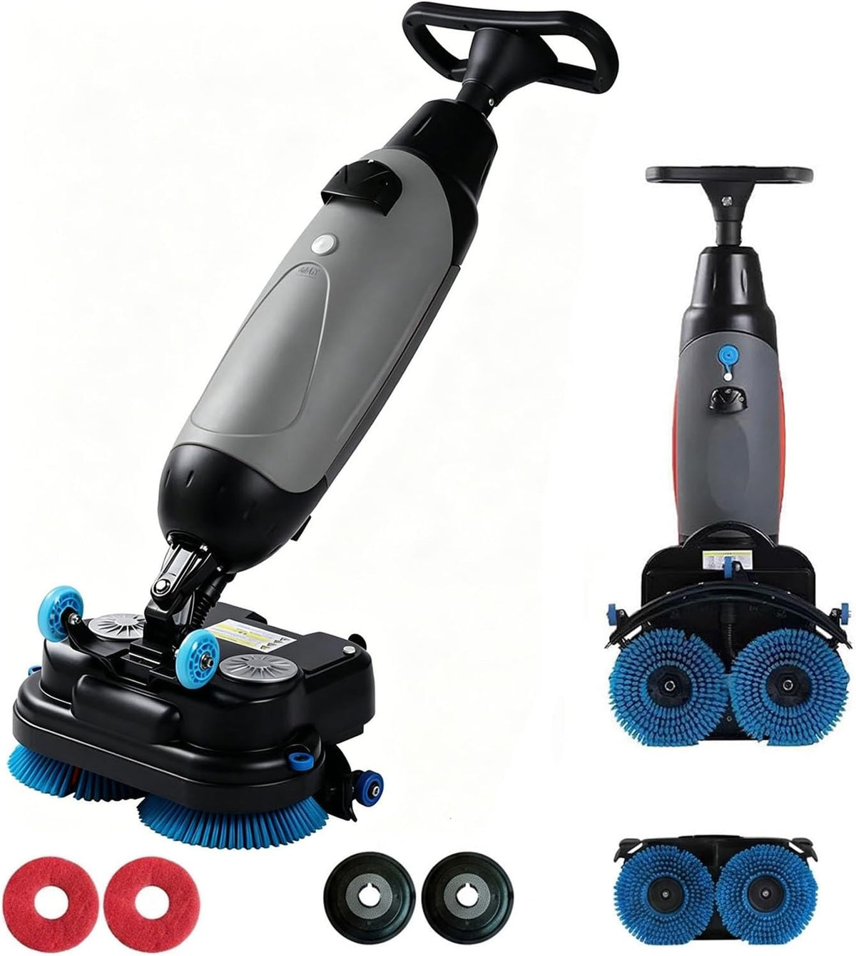Koyike, Lavapavimenti, 22 kg, 250 W, 430 mm, Grigio, vano contenitore