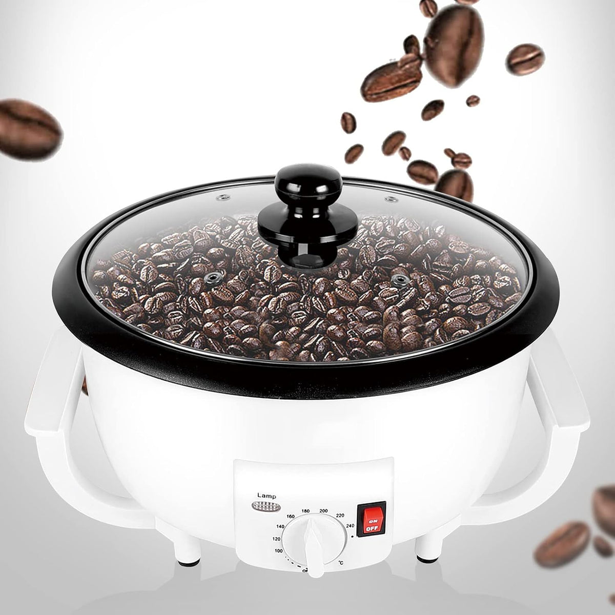 Samnuerly, Tostatori, 1200 W, 300 g, 220 V, Nero