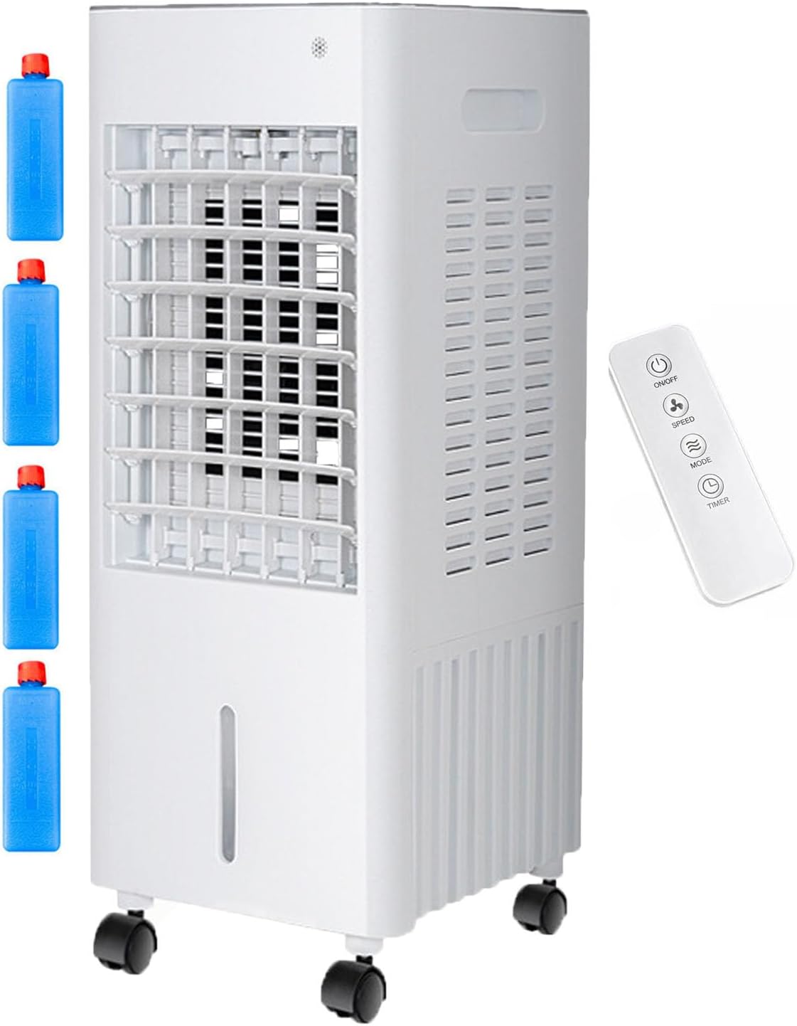 MESCXTY, Condizionatore, 6 litri, Bianco, telecomando, timer