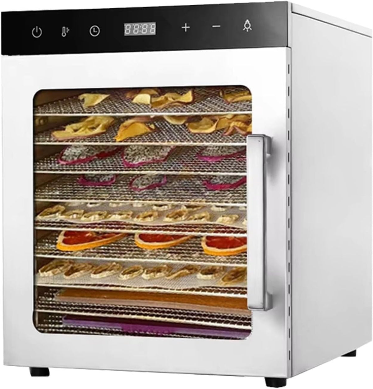 YQDDM, Robot da cucina, 110 V, 39,5 x 34,5 x 43 cm, 50 dB, Argento, acciaio inox, illuminazione LED, timer